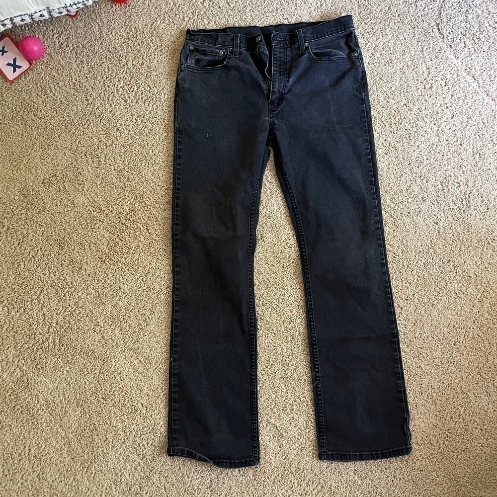 Levi 527 Black Jeans size 36x34
